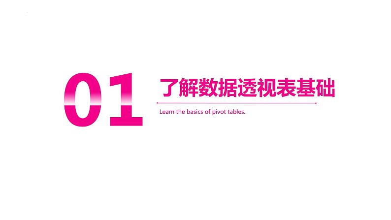 高教版 中职 信息技术 精通office2010数据透视表的打印技巧 课件03