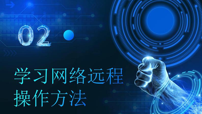 电子工业版（2021）中职信息技术基础模块上册2.4.2《学习网络远程操作方法》课件第2页