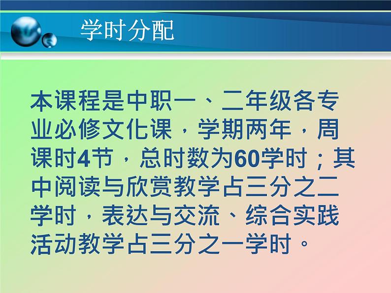 【高教版】中职语文基础模块下册：《奏响蓝色畅想曲》ppt说课课件07