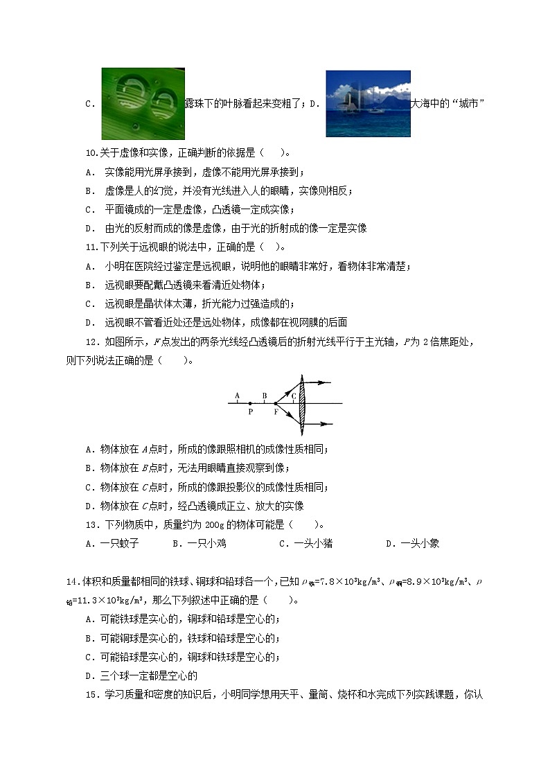 期末模拟试卷（一）（原卷版）03