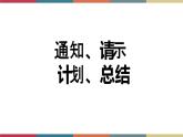 十一 应用文写作《通知  请示  计划  总结》（课件）-【中职】高一语文同步课件（语文版·基础模块上册）