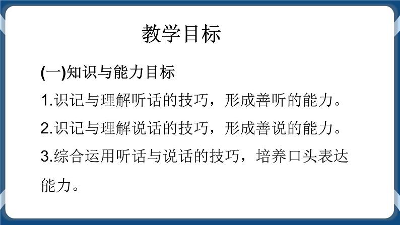 高教版中职高中语文基础模块上册 第1单元 口语交际《听话与说话》课件03