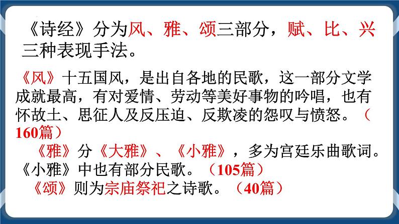 高教版中职高中语文基础模块上册 第1单元 古诗词《无衣》课件04