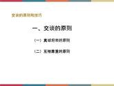 高教版中职高一语文基础模块下册 第2单元 口语交际《交谈》课件