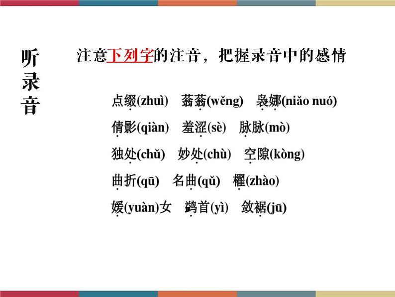 高教版中职高一语文基础模块下册 第4单元 13《荷塘月色》课件06