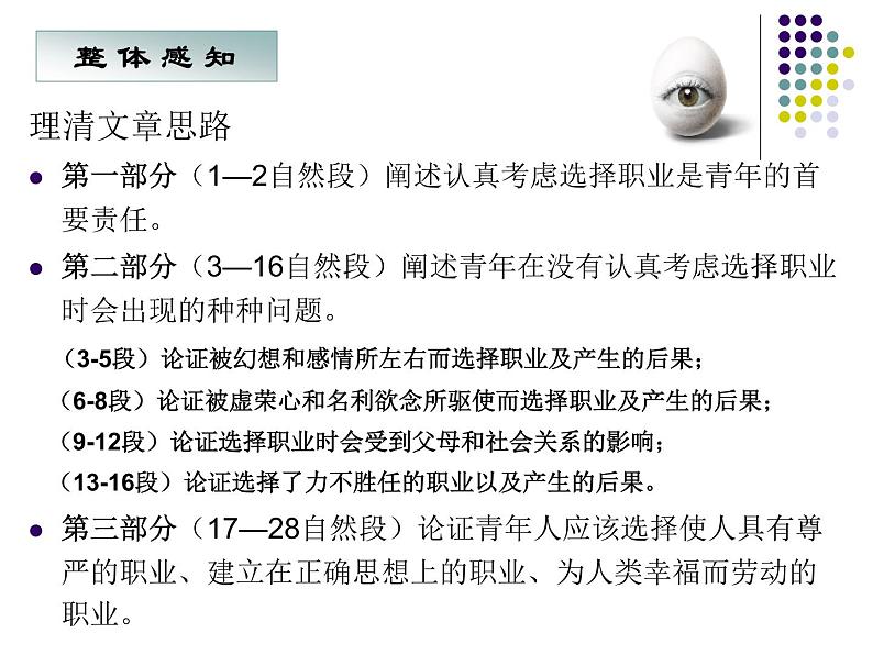 语文《青年在选择职业时的考虑》PPT课件06