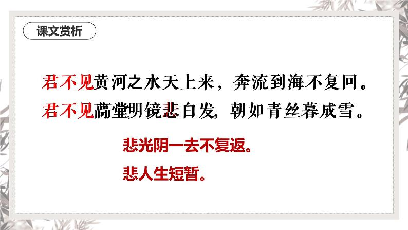 《李白将进酒》教育教学课件第6页