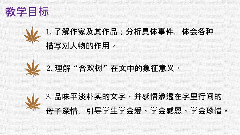 一 《合欢树》教学课件-【中职专用】高中语文同步课件（高教版·基础模块下册）03