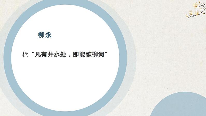 文学常识——宋词  课件  2022—2023学年高教版中职语文基础模块下册07