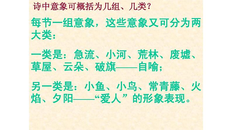 中职语文语文版基础模块下册第五单元《我愿意是急流》课件03