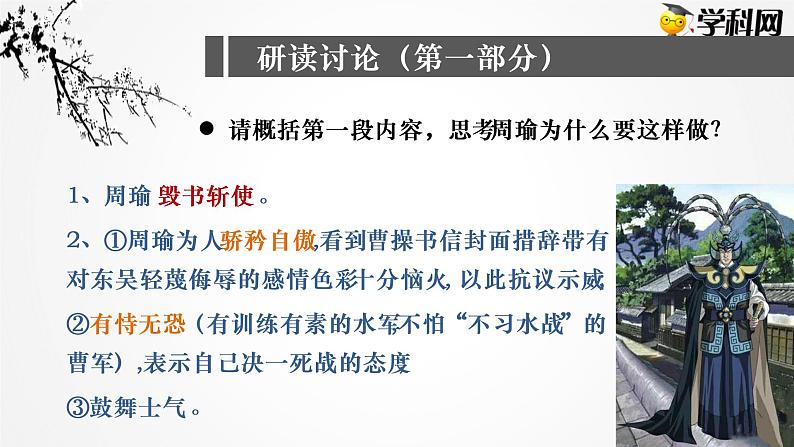 语文版中职语文基础模块上册《群英会蒋干中计》课件07