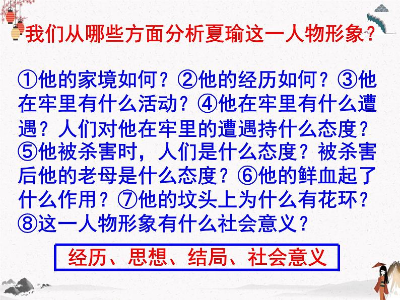 14《药》课件 年人教版中职语文基础模块上册第8页