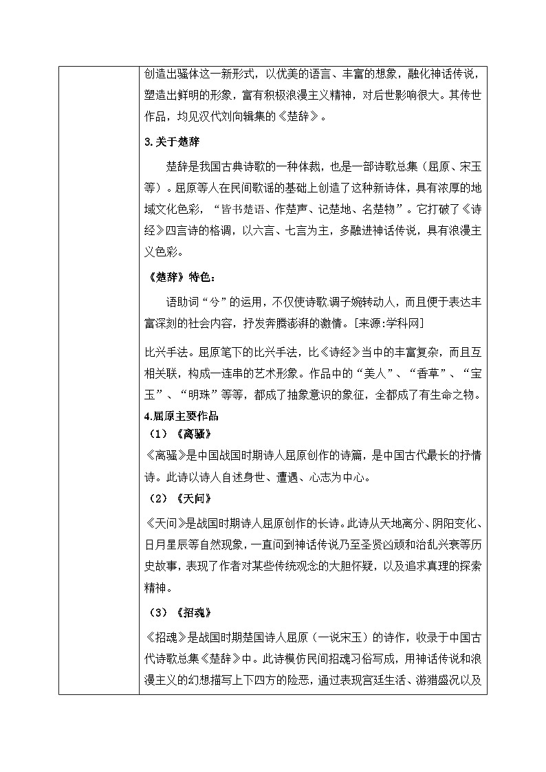 高教版（中职）语文基础模块上册第一单元《国殇》课件+教案+同步分层练习03