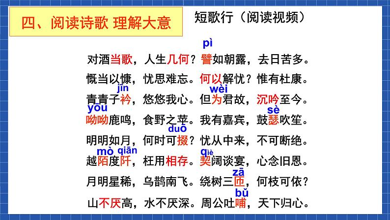 高教版（中职）语文基础模块下册《短歌行》课件08