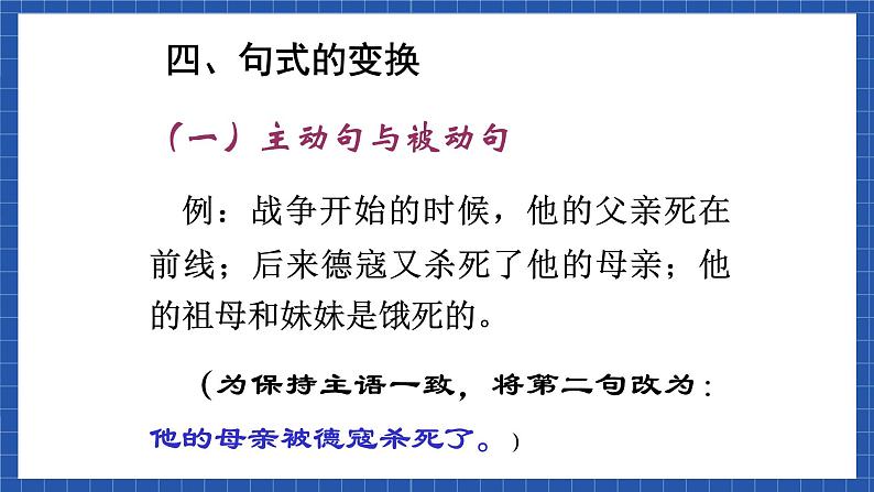 高教版（中职）语文基础模块下册第3单元 《句式的变换》课件06