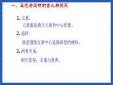 中职语文高级版1.6《选材与组材》课件+教案