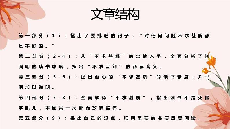 高教版（中职）语文基础模块上册第四单元《不求甚解》课件+教案+同步分层练习07
