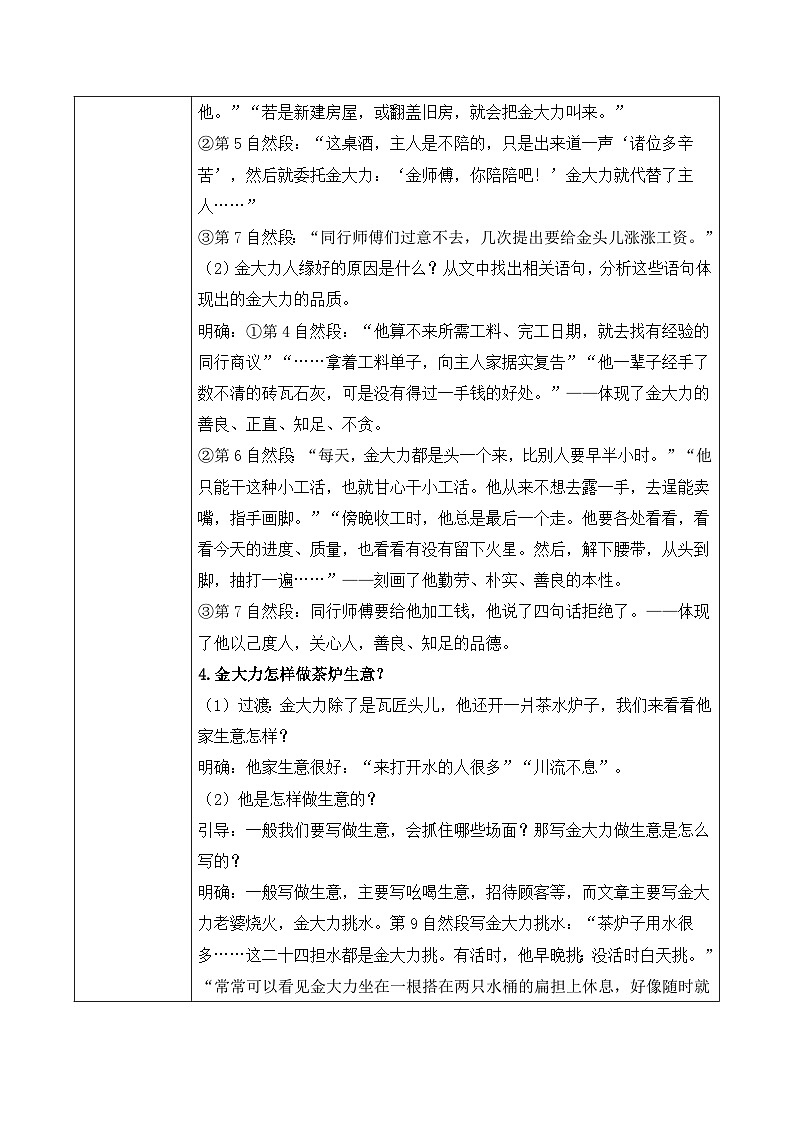 高教版（中职）语文基础模块上册第五单元《金大力》课件+教案+同步分层练习03