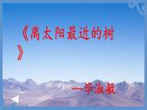 【中職專用】高中語文 高教版·基礎(chǔ)模塊上冊(cè) 六《離太陽最近的樹》 （課件）