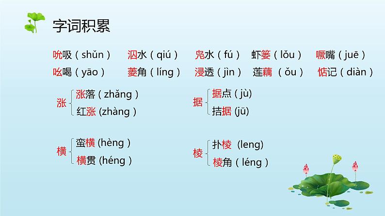 【中职专用】高中语文 高教版·基础模块上册   十一  《荷花淀》教学课件06