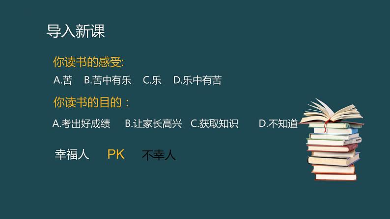 【中职专用】高中语文 高教版·基础模块上册   十四  《读书人是幸福人》教学课件02