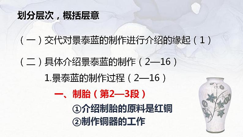 部编高教版 中职语文 基础模块下册 5-3景泰蓝的制作 （课件）06