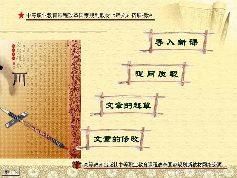 【高教版】中职语文拓展模块：写作《文章的起草与修改》ppt课件02