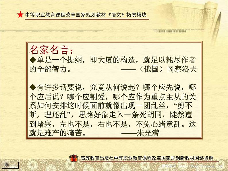 【高教版】中职语文拓展模块：写作《文章的起草与修改》ppt课件07