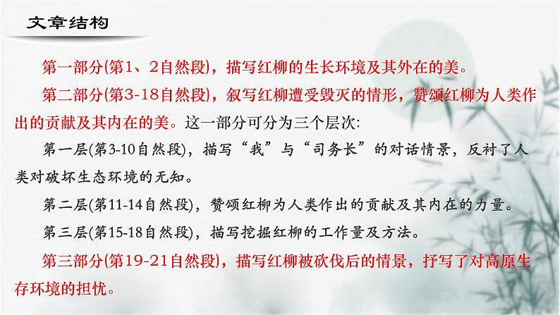 【重点课文复习】2024年中职高考语文 一轮复习之重点篇目 5.《离太阳最近的树》-讲练课件第7页