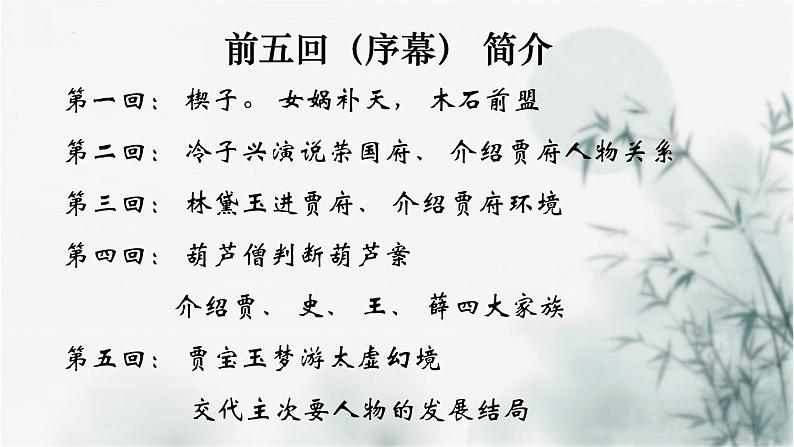 【重点课文复习】2024年中职高考语文 一轮复习之重点篇目 16.《林黛玉进贾府》-讲练课件第7页