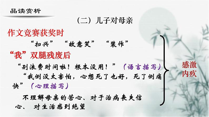 【重点课文复习】2024年中职高考语文 一轮复习之重点篇目 1.《合欢树》-讲练课件08