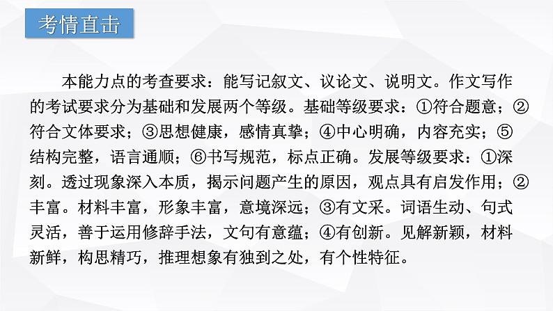 【专题复习】（广东地区）2024年中职高考语文 一轮复习 专题16-作文写作-课件03