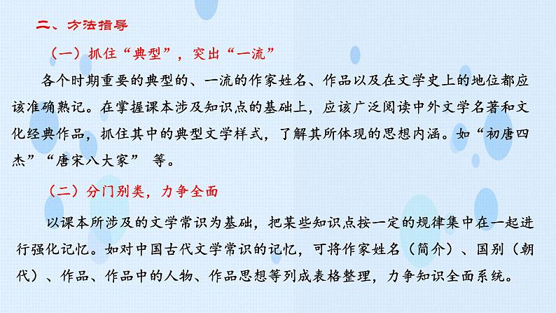 专题：文学常识（讲）-【中职专用】2025年中职高考语文二轮复习专项突破06