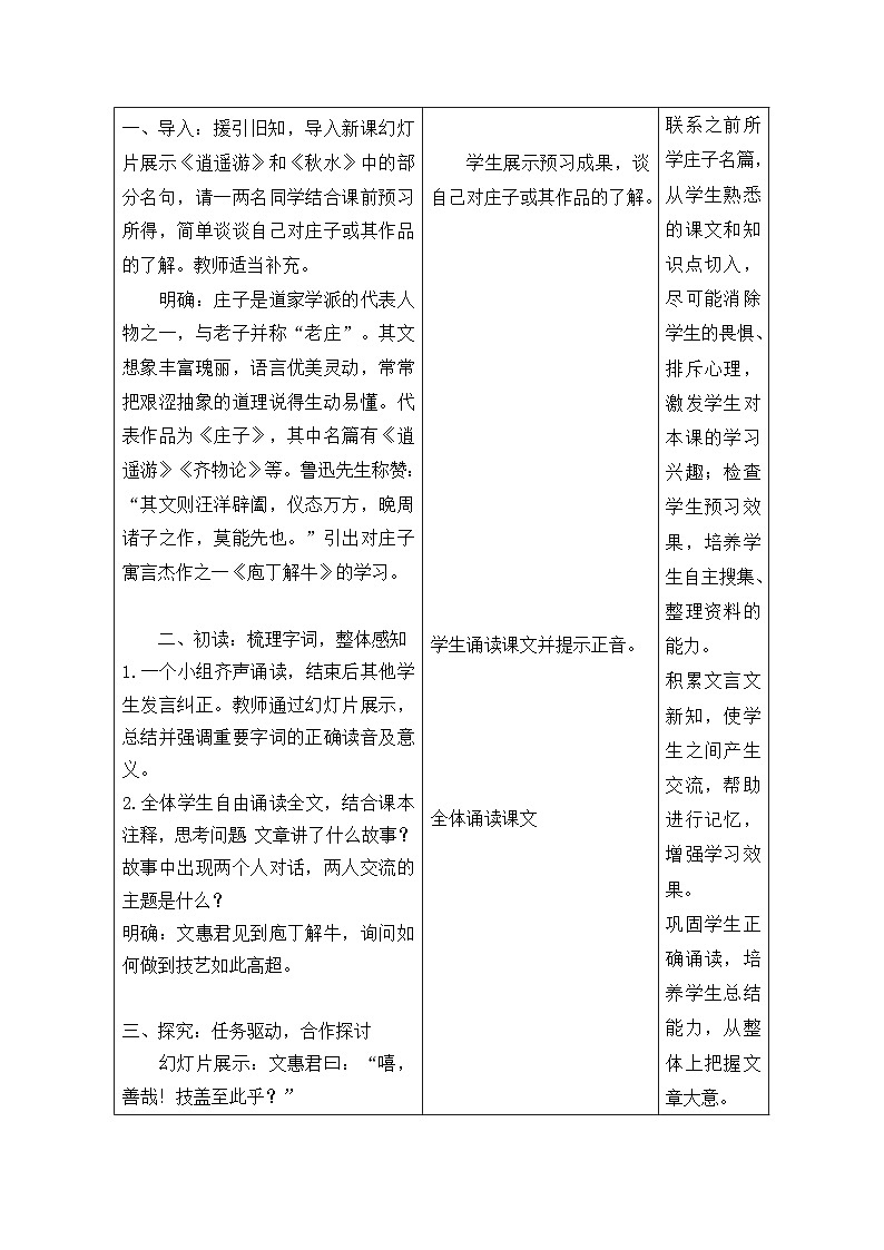 《庖丁解牛》教学设计02