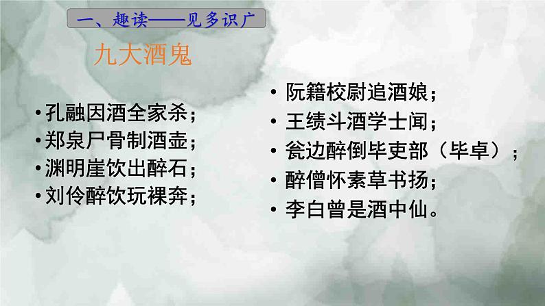 7.2.1《将进酒》课件+2023—2024学年高教版（2023）中职语文基础模块下册第4页