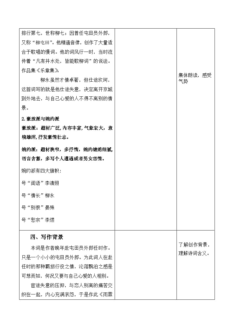 高教版中职语文+基础模块下册22宋词二首雨霖铃-课件+教学设计03