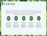 绿色新生军训总结PPT模板