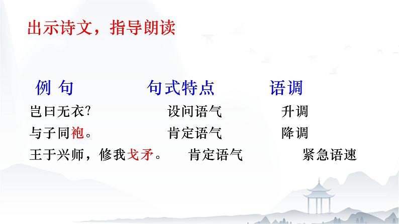 《无衣》课件-【中职专用】高一语文（高教版2023·基础模块上册）06