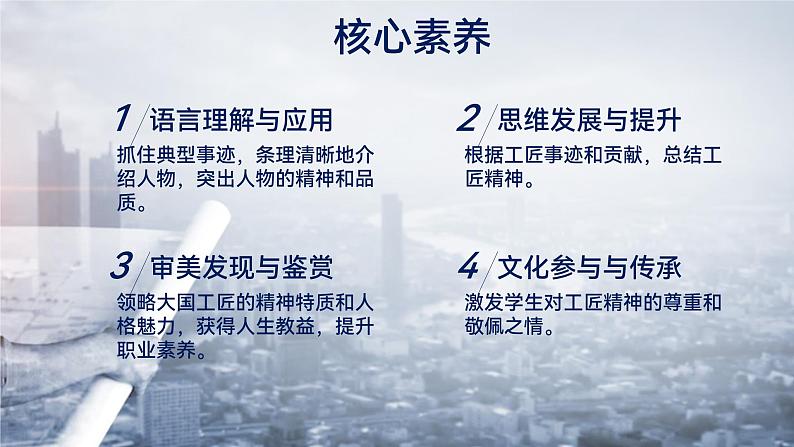 部编高教版2023中职语文职业模块 5.2《学习工匠事迹，领略工匠风采》课件02