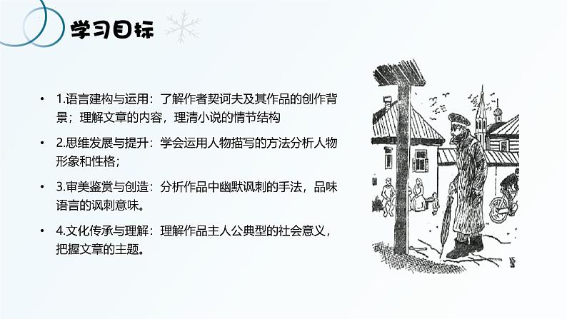 【中职语文专用】(高教版2023基础模块下册)《套中人》契诃夫 课件第2页