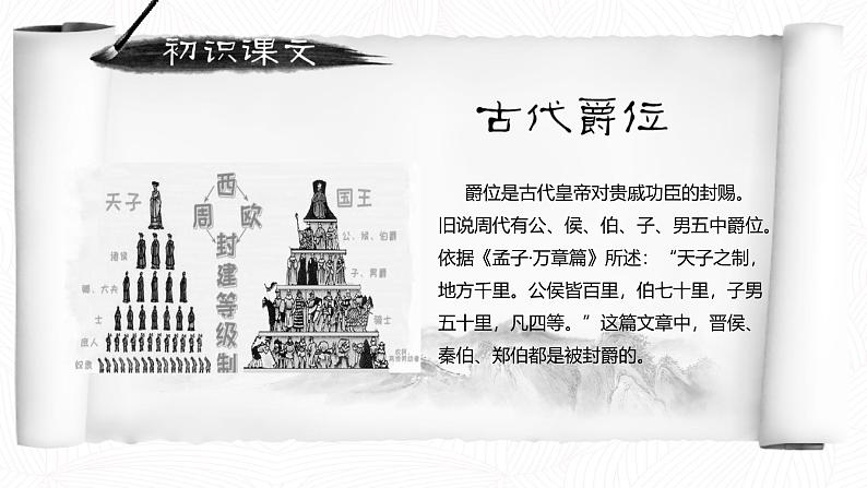 【中职语文专用】(高教版2023基础模块下册)《烛之武退秦师》《左传》 课件第6页