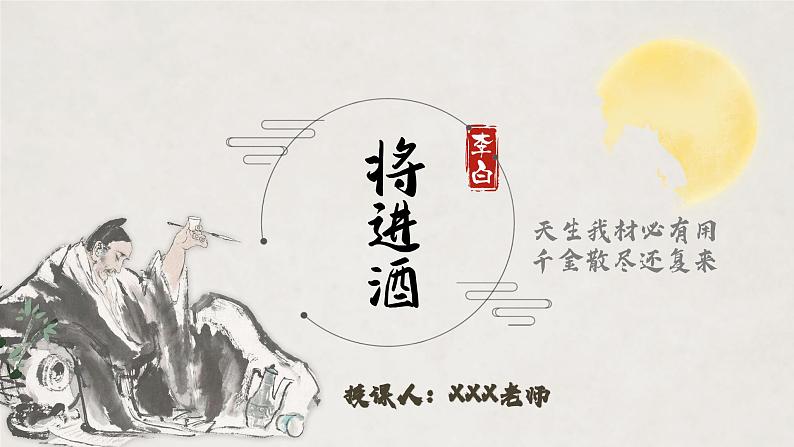 部编版（2023）中职语文基础模块下《将进酒》课件第2页