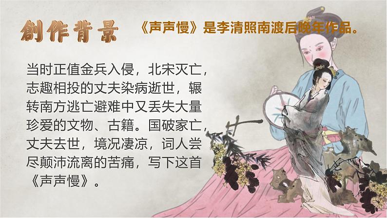 部编版（2023）中职语文基础模块下《声声慢》课件第7页