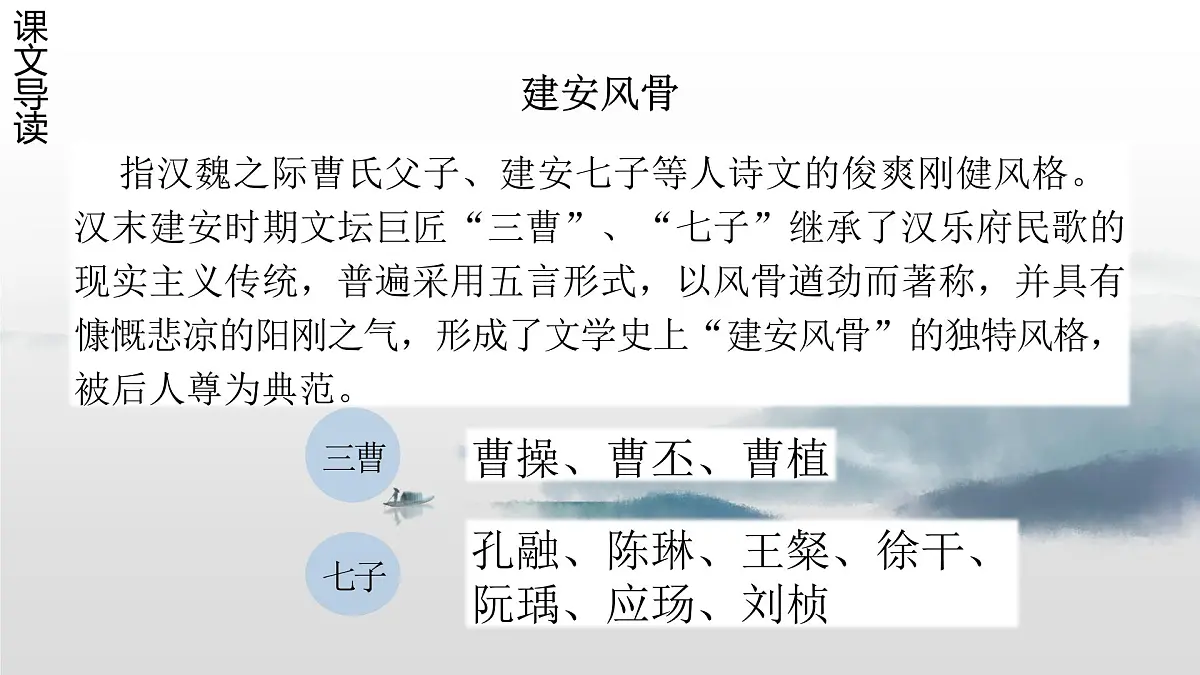 部编高教版2023 中职语文 基础模块上册 古诗词朗诵 短歌行-课件第8页