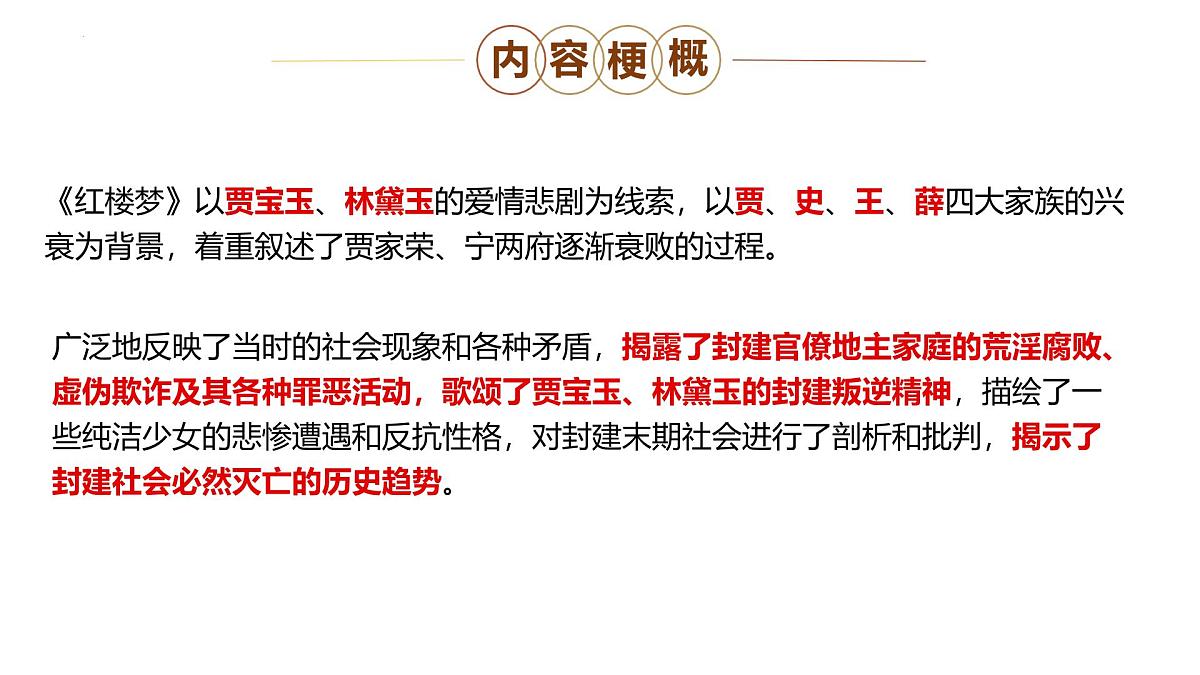 中职语文部编高教版(2023) 基础模块 上册 第二单元三 林黛玉进贾府 课件第6页