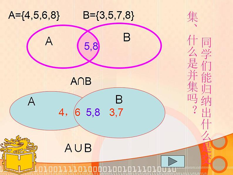 中职数学基础模块上册：1.3《集合的运算》ppt课件04