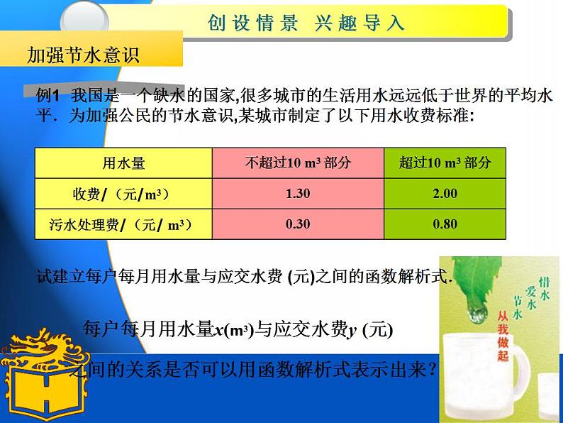 【高教版】中职数学基础模块上册：3.3《函数的实际应用举例》ppt课件（1）第6页