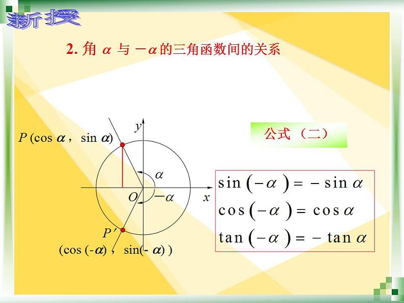 中职数学基础模块上册：5.5《诱导公式》ppt课件07