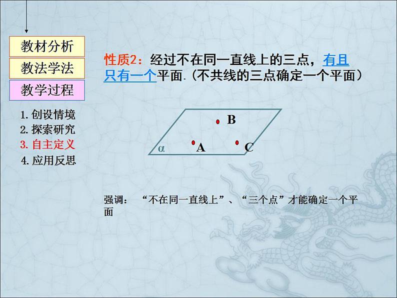 高教版中职数学基础模块下册：9.1 《平面的基本性质》课件08