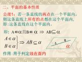 高教版中职数学基础模块下册：9.1《平面的基本性质》 课件